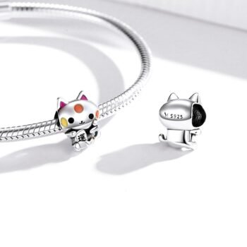 Auspicious Cat Charm